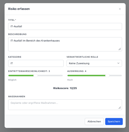 KRISENSTAB – Risiken strukturiert erfassen und bewerten