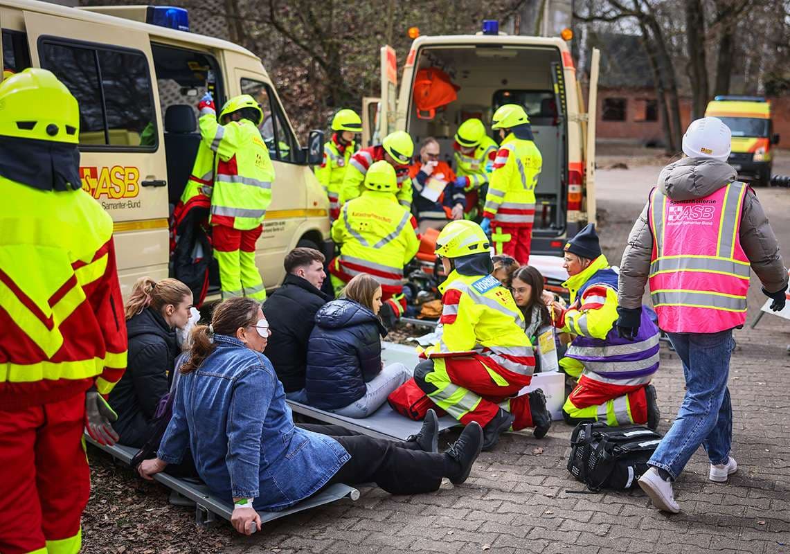 ASB Berlin Krisenübung – Lagebesprechung
