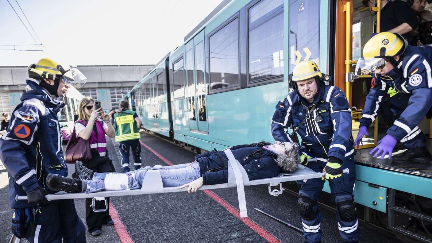 Frankfurt Katastrophenschutz Großübung